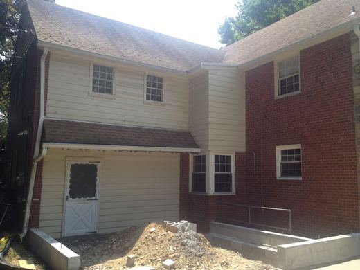 Exterior during construction &mdash; RDH Construction project