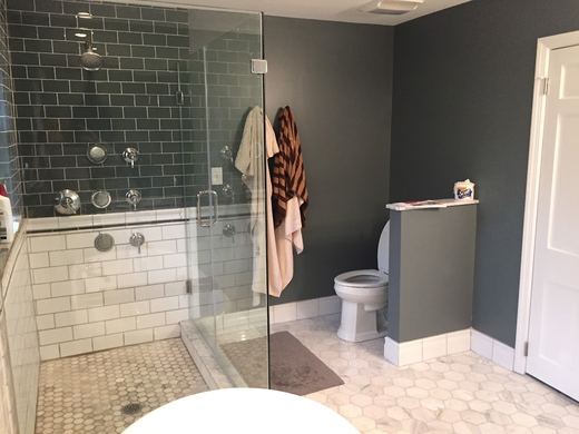 Bathroom remodel by RDH Construction