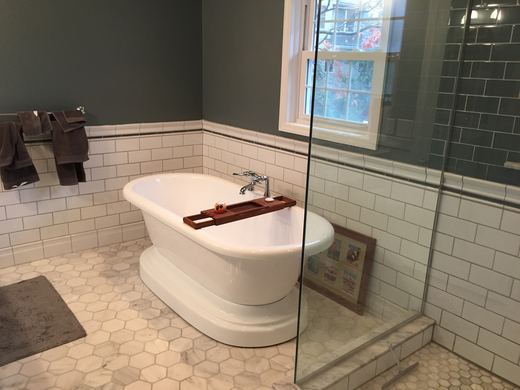 Bathroom remodel by RDH Construction
