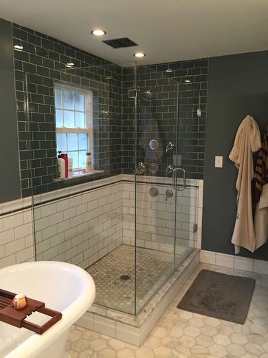 Bathroom remodel by RDH Construction