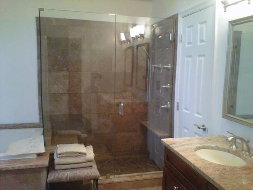 Bathroom remodel by RDH Construction