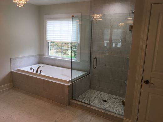 Bathroom remodel by RDH Construction